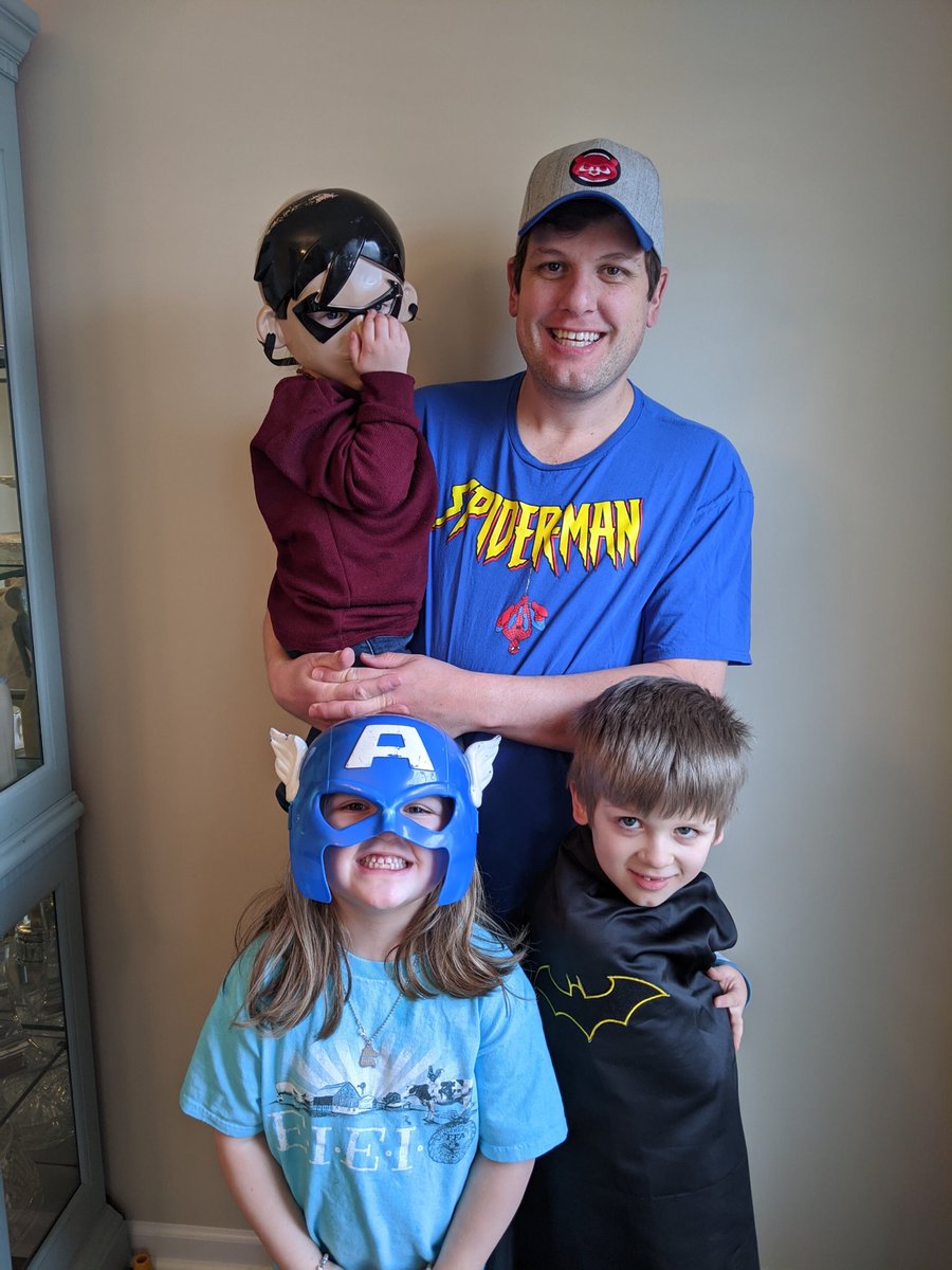Can you name these superheroes? Celebrating spirit week <a href="/YoungSchool33C/">William E. Young School</a>!