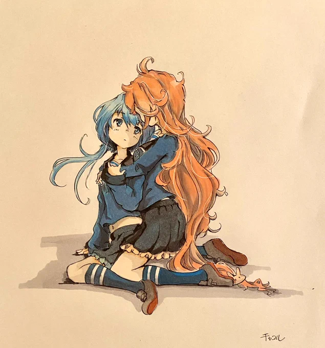 弥生×卯月
「怒ってるぴょ…⁉︎」
「怒ってないよ」 