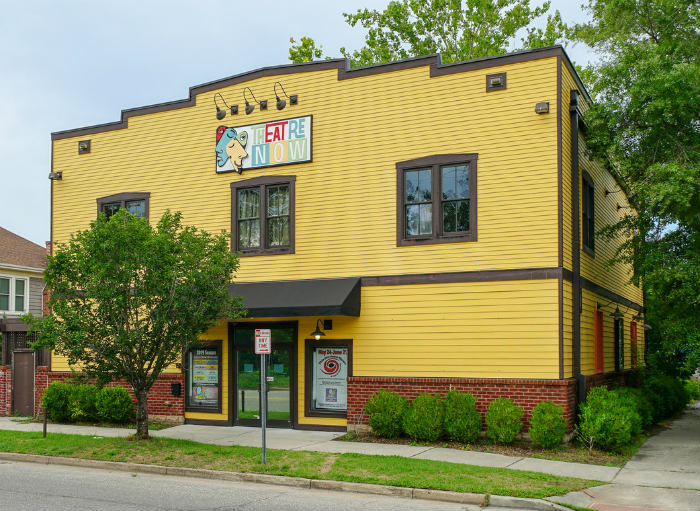WilmDowntown's tweet photo. ICYMI, good things are coming to the former TheaterNow building in #WilmingtonDowntown. Intrigued? Expect dinner theater that is comedy and adventure-oriented. See @wilmingtonbiz https://t.co/OhiE7gL8xW for details #BringIt #liveworkenjoy #aftercorona #WilmingtonNC https://t.co/2hUlO83hrL