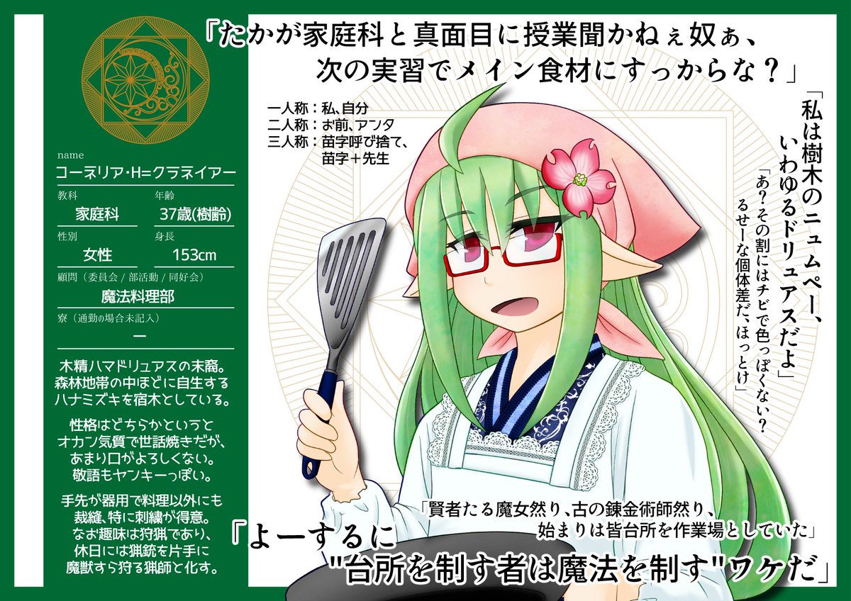 グラ学 コーネリア H クラネイアー 設定まとめ Min T ミント グラ学 コーネリア H クラネイアー 設定まとめ Min T ミント