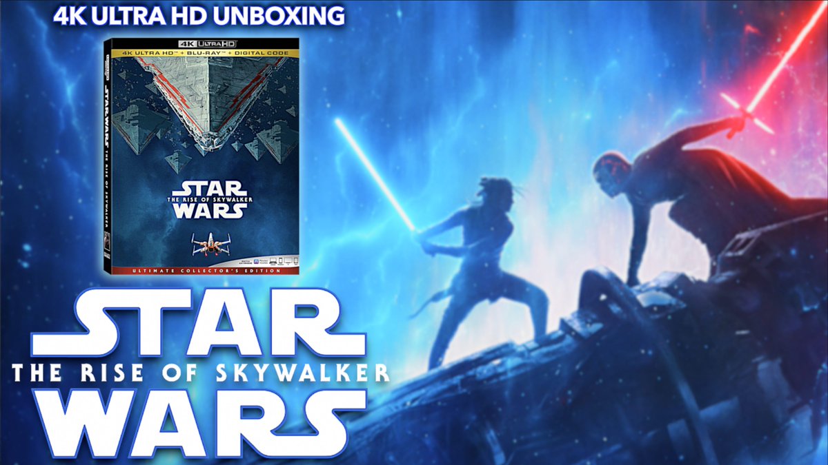 Bluray_Dan's tweet photo. ***BRAND NEW VIDEO***

What's up, Everyone!?

Guys...the BIG one is here! THE BIG ONE IS FINALLY HERE! Join me as I give a very necessary Close-Up &amp; Detailed Unboxing of STAR WARS: THE RISE OF SKYWALKER on 4K Ultra HD!

Thank you all!

*ENJOY &amp; STAY SAFE*

https://t.co/rzIhOJ6Ayy https://t.co/jBSCWilSkz