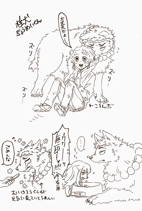 柱犬
ぎょうめいくん、てんげんくん
※獣化 