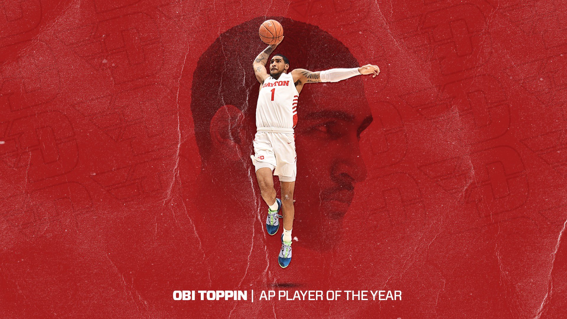 Player of the year. Obi Toppin hair.