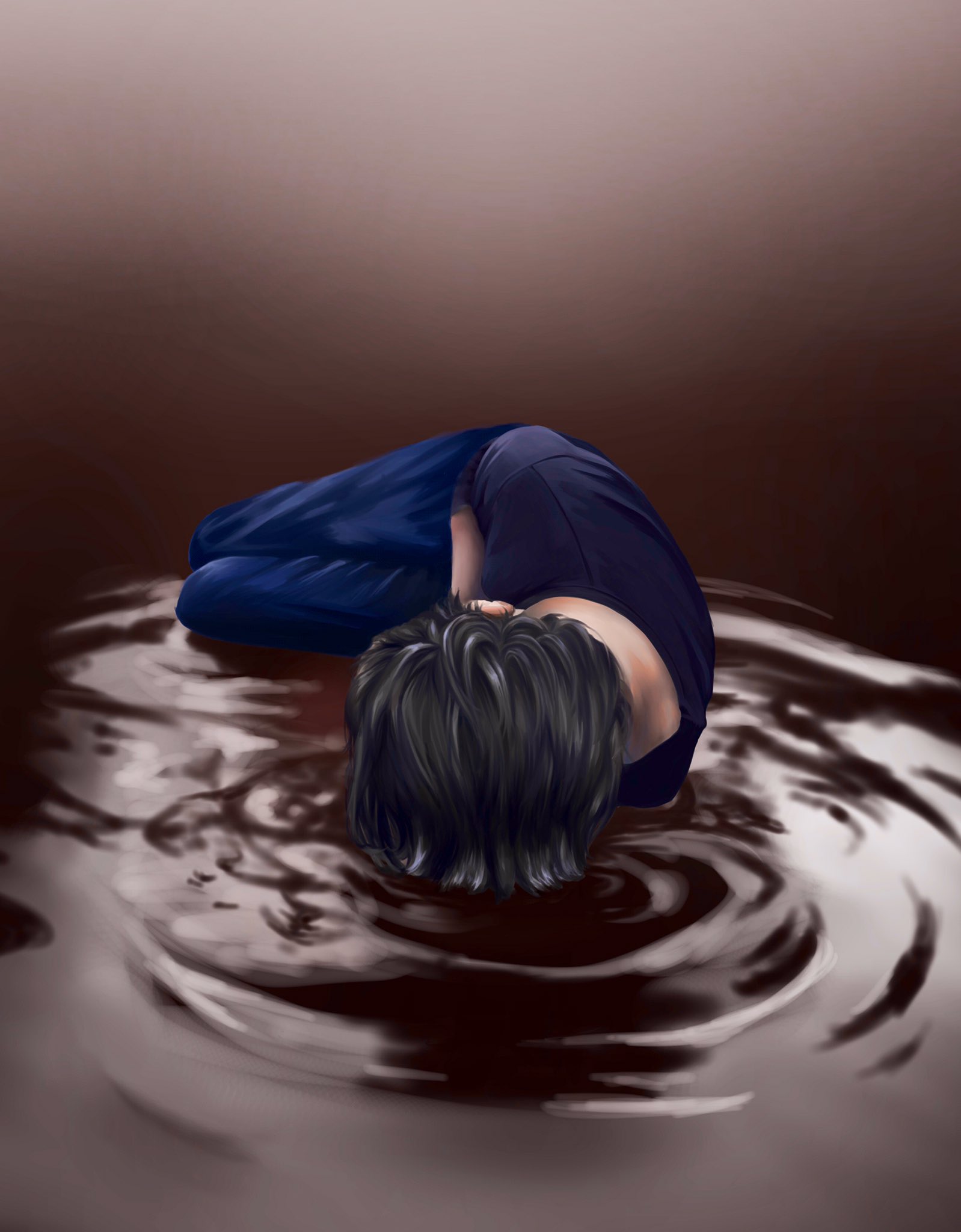 Pochi Ko 初厚塗り風 練習 模写 水溜まりで寝る人 これ位なら1日で出来るのね 見よう見まねすぎて正しい厚塗りよくわかってないけど楽しいかったです イラスト書かせてくれる方居ましたらdmください Dm よければ 多数いれば先着数名様 いなければ