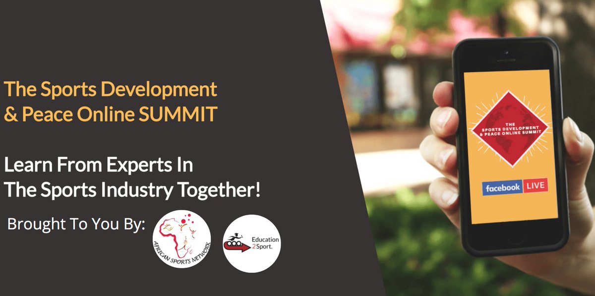Exciting Announcement! 

The Sports Development &amp; Peace Online Summit. 

Brought to you by @asn_kenya &amp; @education2sport
to promote International Day of Sports for Development &amp; Peace. 

Find out more here: education2sport.com/summit/
#SpiritOfSport #Sports #Peace
