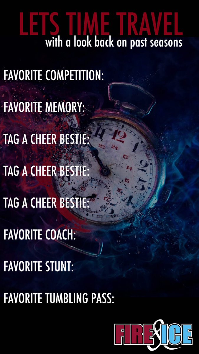 A look back on past seasons 👀! Fill it out, post to social media and don’t forget to tag us! ♥️