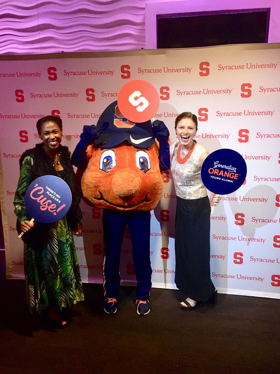 Happy #SU150 <a href="/SyracuseU/">Syracuse University</a>!! We’re all <a href="/SUAlums/">Syracuse University Alumni🍊</a> now but love these photos with <a href="/TheOttoOrange/">Otto The Orange</a>! #GenerationOrange
