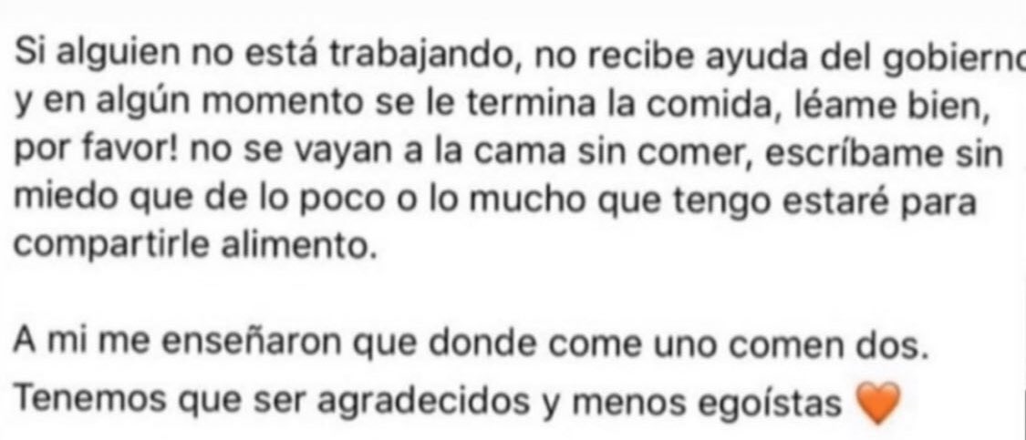 Me uno a ayudar a todos los que realmente lo necesesiten 🙏🏾