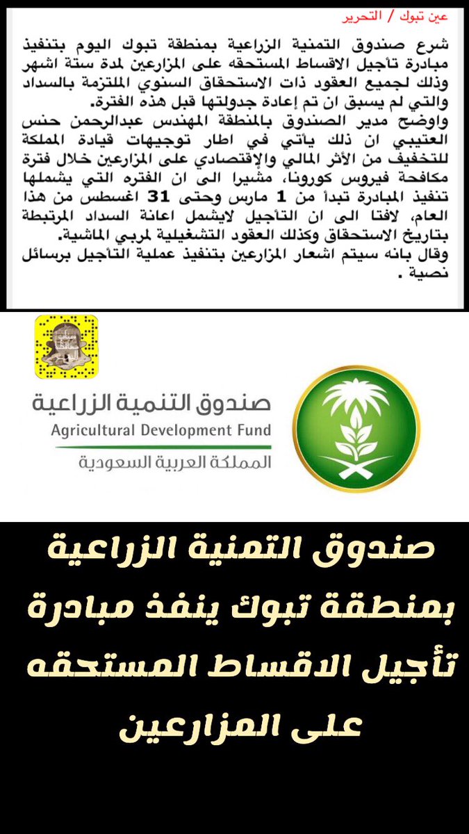 سناب محافظة البدع tweet media