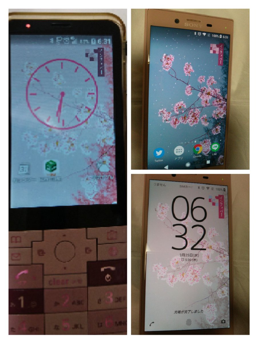 まぁ Adp Au Infobarxv の壁紙バージョンアップありがとうございます 実機はcherryberry Xperiaにはロック画面に錦鯉 通常画面は茄子紺で設定し直しましたよ 2枚目は最近撮った生の