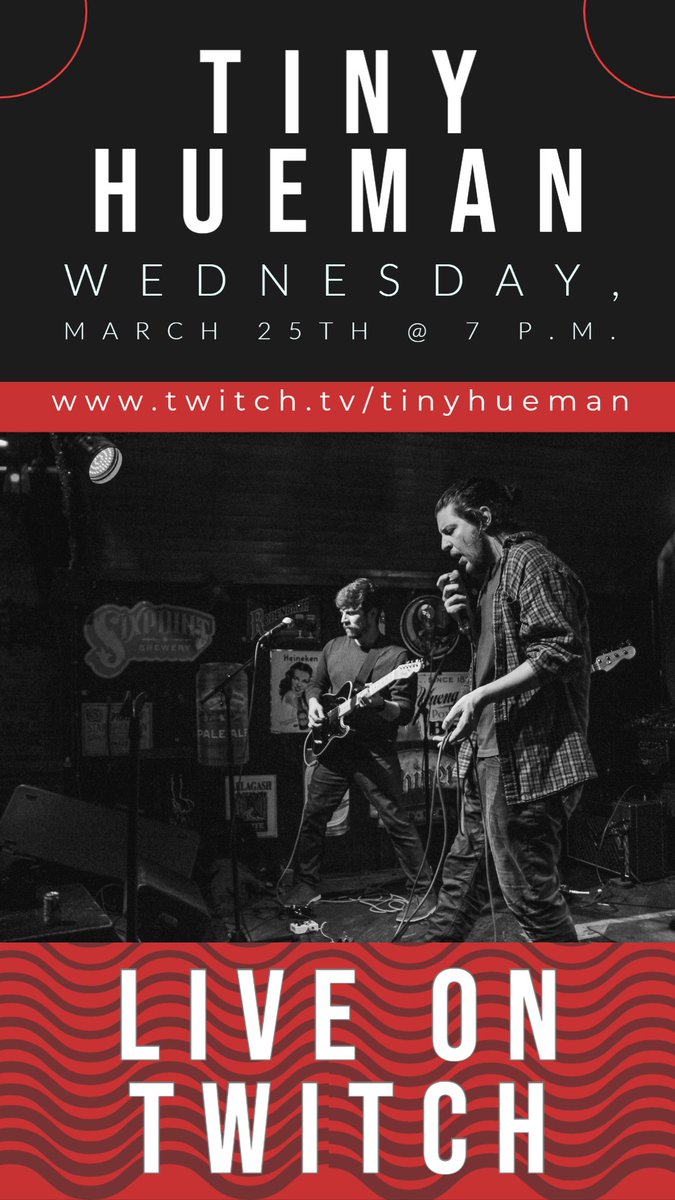 Does quarantine have you bored out of your mind, endlessly refreshing your Instagram feed?

Come hang with us tomorrow night in cyberspace at 7PM est on @twitch - we'll be jamming, talking trivia, playing games, &amp; may even do some giveaways! We're excited to try this out!