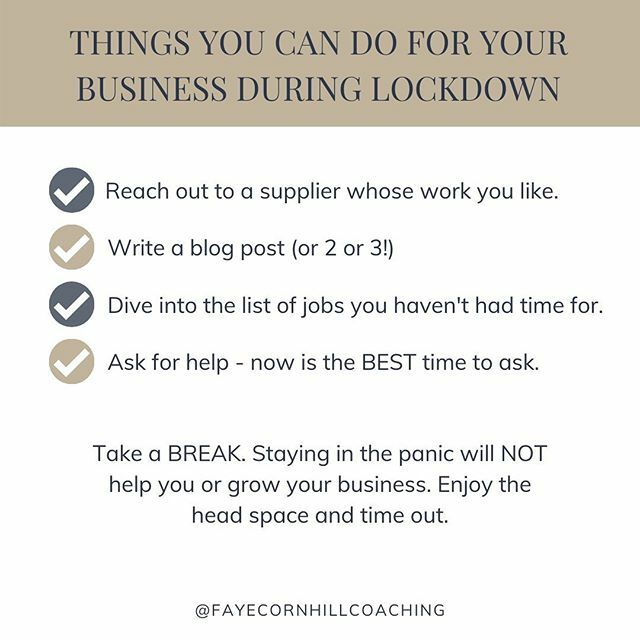 There are still plenty of things you can do to help move the needle of your business during these times, here are are few suggestions.⁠⠀
⁠⠀
1) Reach out to a supplier whose work you like. Considering they are most likely in the exact same position as… ift.tt/2UyhG8d