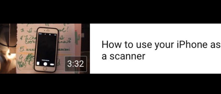 I just made a new tutorial on how to use your smartphone as a scanner!

#elearningtips #onlinelearning #education #remotelearning 
youtu.be/xTjkjITKSDc