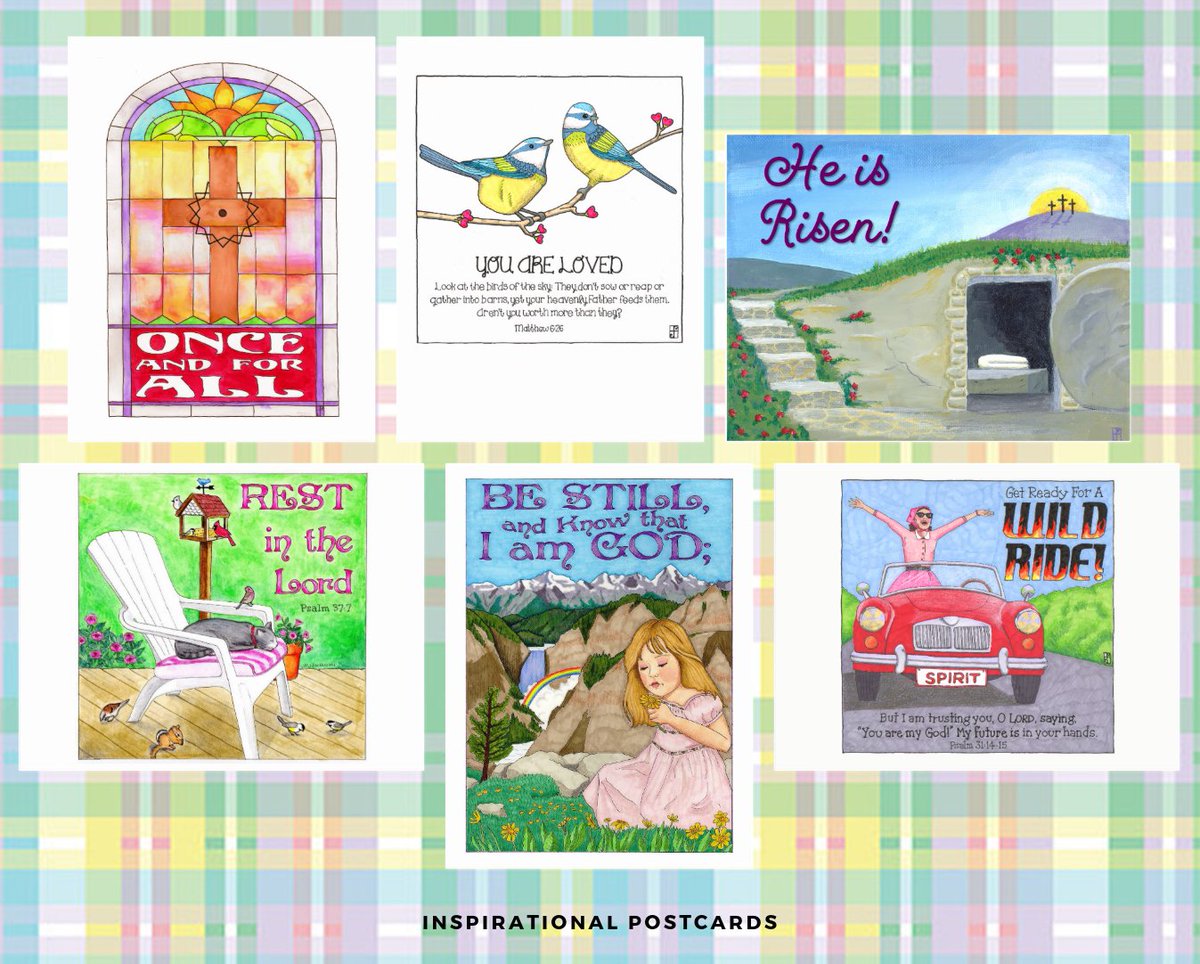 Inspirational Postcards 😇✝
50% Off with code SPRINGTREATS
#SendLove #KeepInTouch #BibleVerses #ScriptureCards #BibleIllustrations #Uplifting #Encouragement #Inspiration #Inspirational #Inspire 
zazzle.com/collections/in…