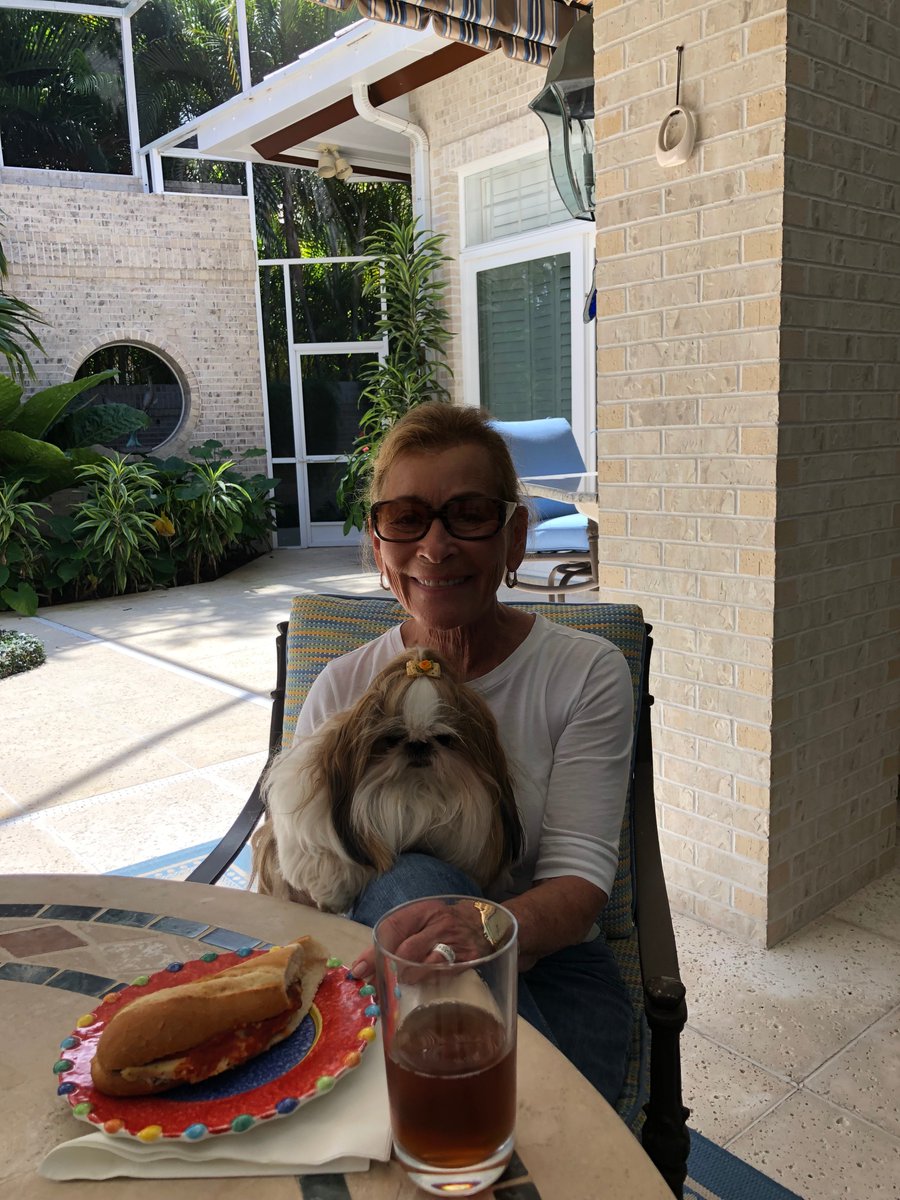 Judy Justice On Twitter Lunch With Scout Spending Some Quality Time With My Favorite Dog Https T Co Kywcrfshqa Twitter