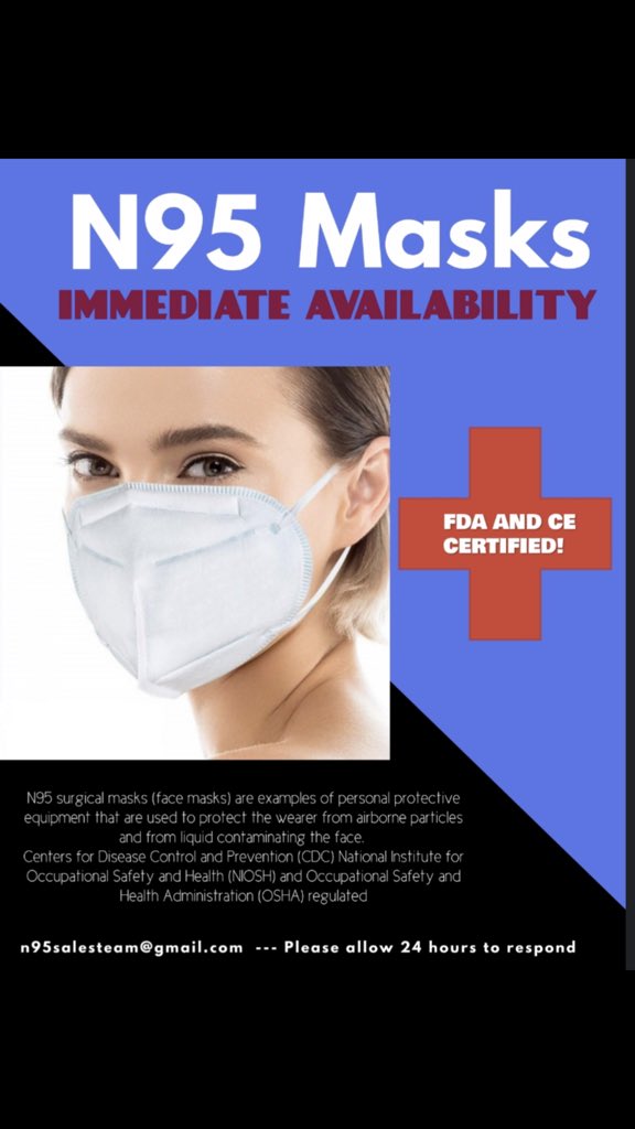 N95 Masks tweet media