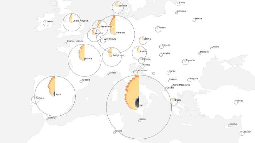 kennethfield's tweet image. Mapping #coronavirus coxcombs. An @esri blog and how-to on making a Florence Nightingale inspired coxcomb web map of #COVID19 using @ArcGISPro &amp;amp; @ArcGISOnline. Coxcomb tool download also now available.
 
esri.com/arcgis-blog/pr… 

#bettermapping #smartermapping #cartography #maps