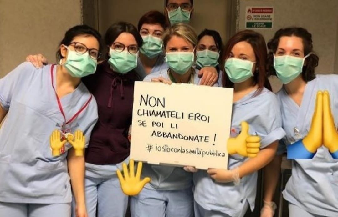 dvaldi1's tweet photo. #25marzo #ScioperoGenerale #USB
il personale della sanità non sciopera e chiede #scioperaperme
#EMERGENZACOVID19 https://t.co/eotJE6EIt4