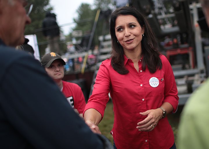 Tulsi Gabbard as hibiscus flowers  , a thread: