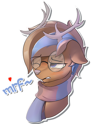 NaviBoy14's tweet photo. Isn't he a cutie?~ 

Sticker done for @DixonDaDeerOwO 
~~
#sticker #safe #telegram https://t.co/pFbaRYaGOJ