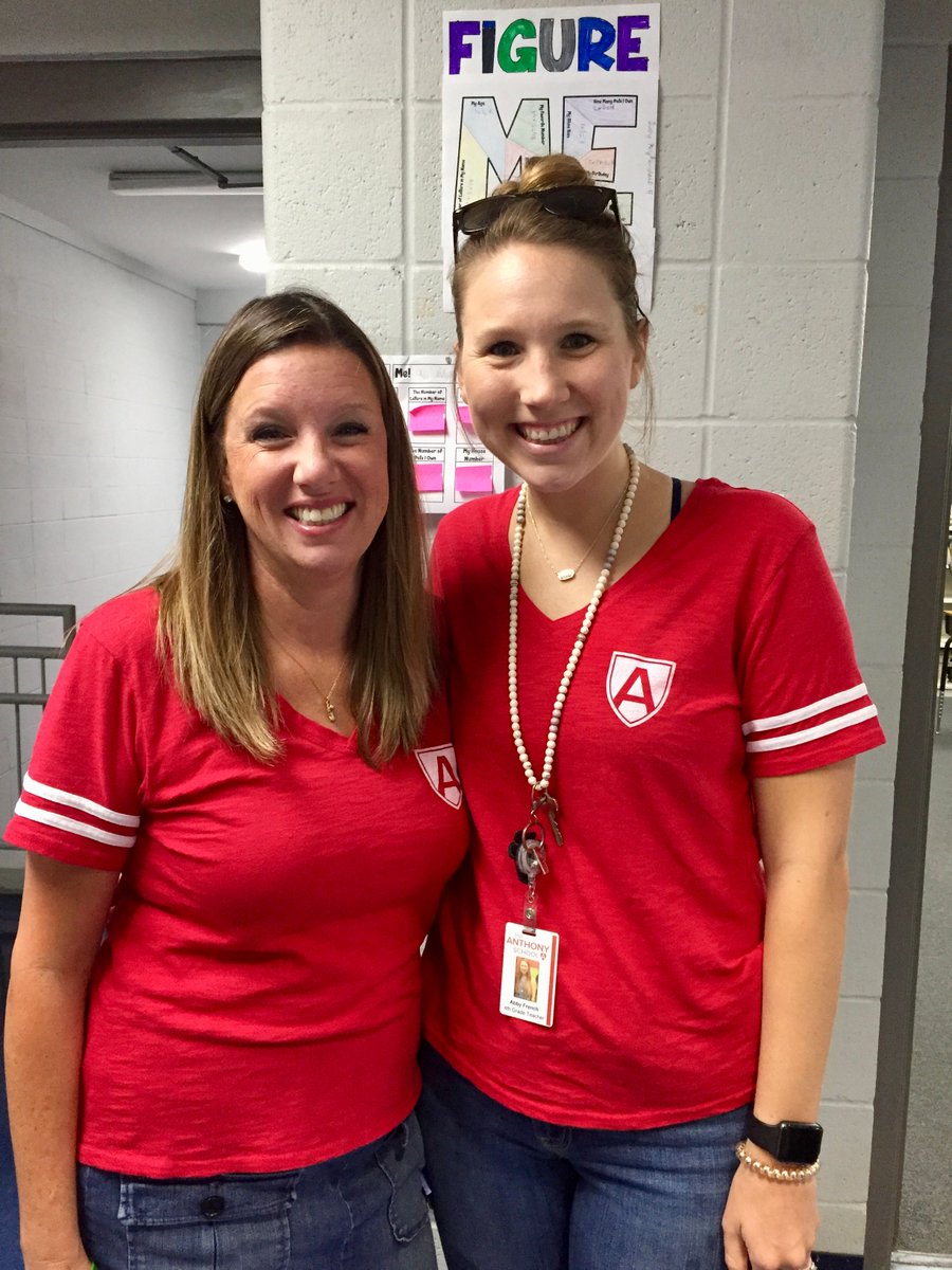 AnthonySchool's tweet photo. Staff Spotlight: TAS has the best faculty and staff! Today, we highlight our math teachers: Mrs. Jackson and Mrs. French. What do they like most about TAS? The community! #TASstaff https://t.co/BztLUKEao2