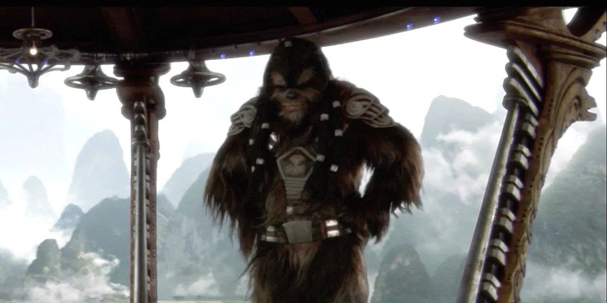 Tregga says the lie was Chewie's idea, as he's actually a leader in Kashyyyk's resistance with actual ties to the Alliance. Because yes, he's the brains of the operation, duh.Midnight adds that Tregga's brain implant is known to malfunction, so he doesn't give this much weight.