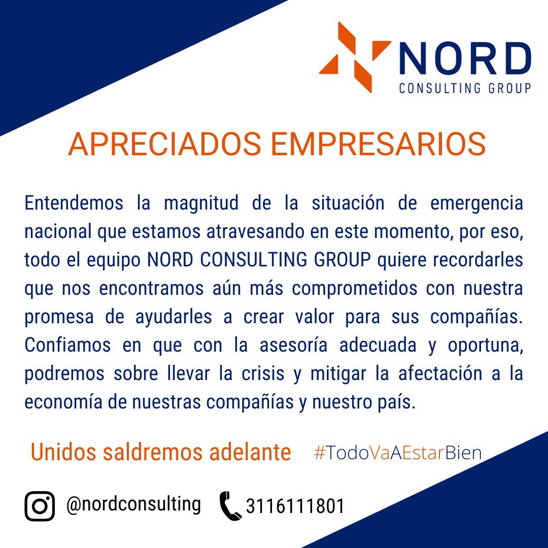 El Equipo Nord Consulting Group, está con ustedes! Los acompañamos a Tomar Decisiones Oportunas, protegiendo tu familia, tu empresa y tu patrimonio #TodoVaEstarBien <a href="/integralcon/">Centro Integral Talentos con Amor</a>