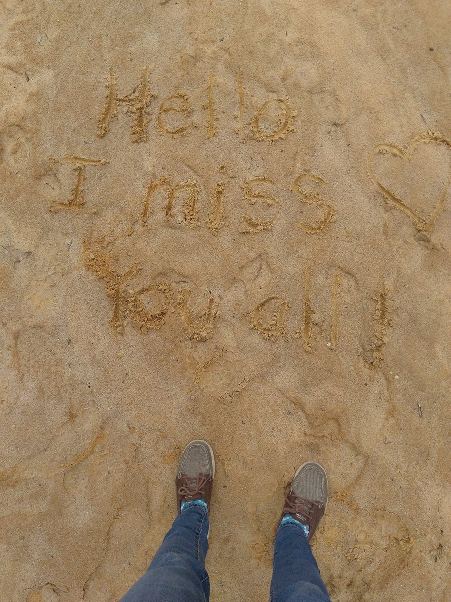 I have a beach on the lake near me, so for #VirtualSpiritWeek  Beach Day I made a sandcastle and a message for all <a href="/GuilfordEle/">Guilford Elementary School</a> #gatorsdeserveit20