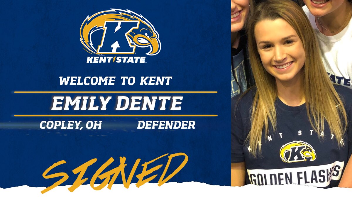 KentStSoccer's tweet photo. We would like to welcome local product Emily Dente - 2nd Team All-Ohio Selection &amp; SLAC POY playing center back for @CopleyGirlsSoccer ! Plays club soccer for ⁦@ISCgirls⁩ ⁦@emilydente1⁩ https://t.co/LGly4TrKVe
