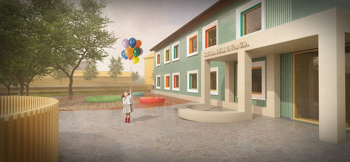 MarcelMauer's tweet photo. #coronavirus is #globalisation crisis, #circulareconomy and #localism will be our tools to realign #capitalism with the #biosphere. @MarcelMauer design for a new school masterplan on the Italian mountains #villaminozzo #emilia #appennino #areeinterne #waitingformarcel https://t.co/NiwNsLBQ2d