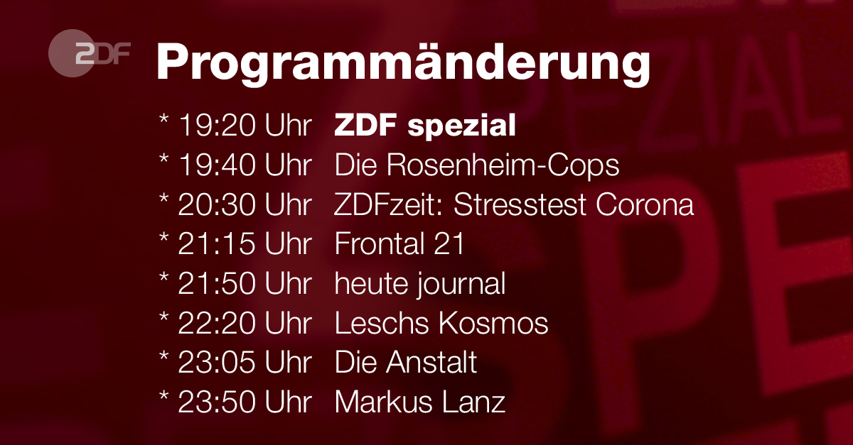 Kreatur verkürzen Dunst zdf programm heute abend 20.15 uhr