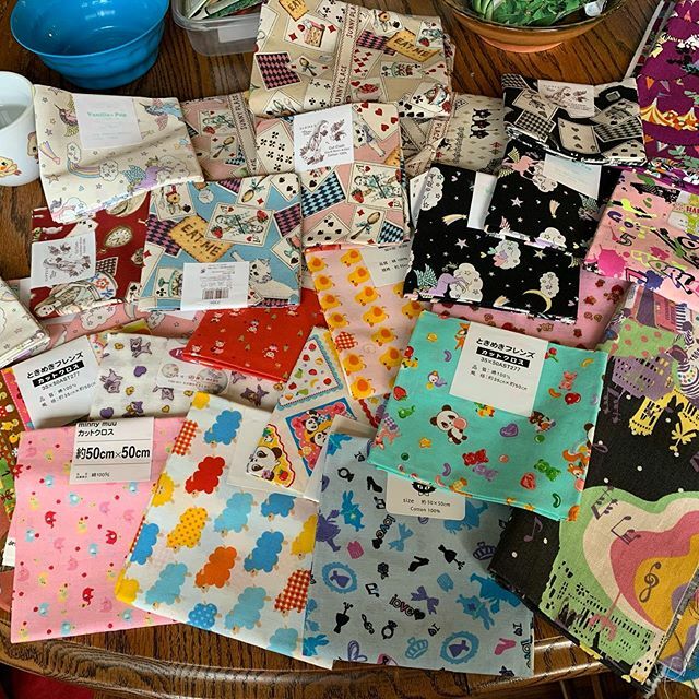 mautioshop's tweet photo. So many #fabrics #fabric #unicorn #kawaii #shop #destash #kawaiishop #magic #cute #happy #colorful #japanesefabric https://t.co/e9T3gHcRGr
