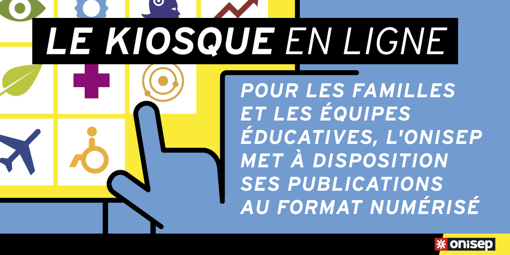 Pour les familles et les équipes éducatives, l'Onisep propose en accès gratuit ses publications sur les formations et les métiers au format numérisé. A retrouver sur le portail Onisep Services, dans le kiosque en ligne.
onisep-services.fr ; lekiosqueenligne.onisep.fr