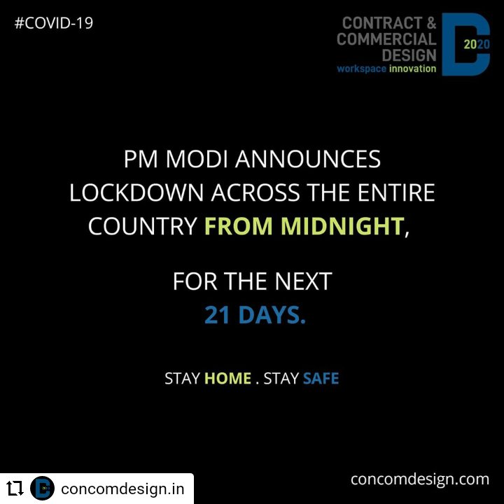 Creativedge_in's tweet photo. #Repost @concomdesign.in
Actions to be much more strict than #JantaCurfew with 21 Days Lockdown we'll definitely overcome #Covid19 breakdown.
#CCD2020 #ConComDesign2020 #ConComDesign #CCD #coronaindia #kanika #kanikakapoor #coronavirüsü #coronavirus #creativedgemedia https://t.co/wbnfdSRwbV
