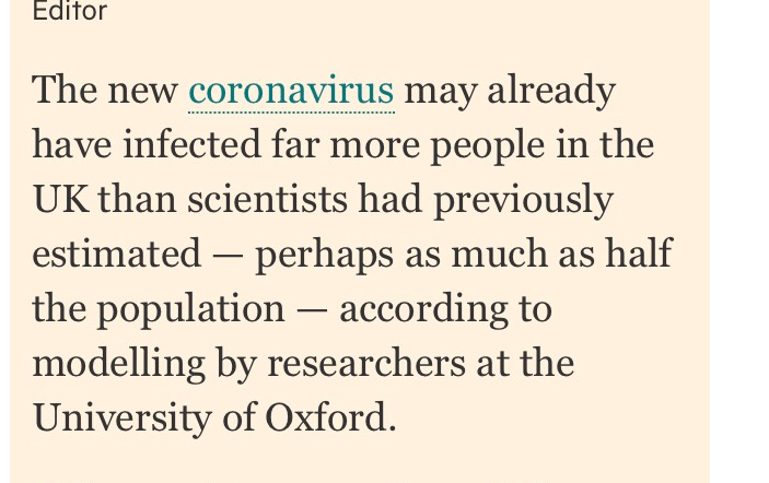 EXACTLY as I suspected.

Financial Times today: