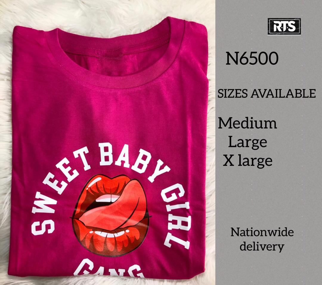 Pink tee style, place your orders now 😉 #nationwidedelivery #tshirtlovers #pink #girly #babygirlgang #nigerianbrand #proudlymadeinnigeria #showsupport #affordablewears #TuesdayMotivation