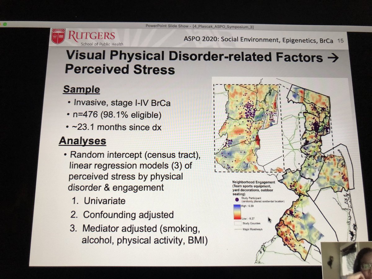 K_BasenEngquist's tweet photo. Interesting use of google street view to asses neighborhood characteristics/ social environmental factors in cancer epi work. @jjplascak #ASPOweek https://t.co/nMYCs44cNZ