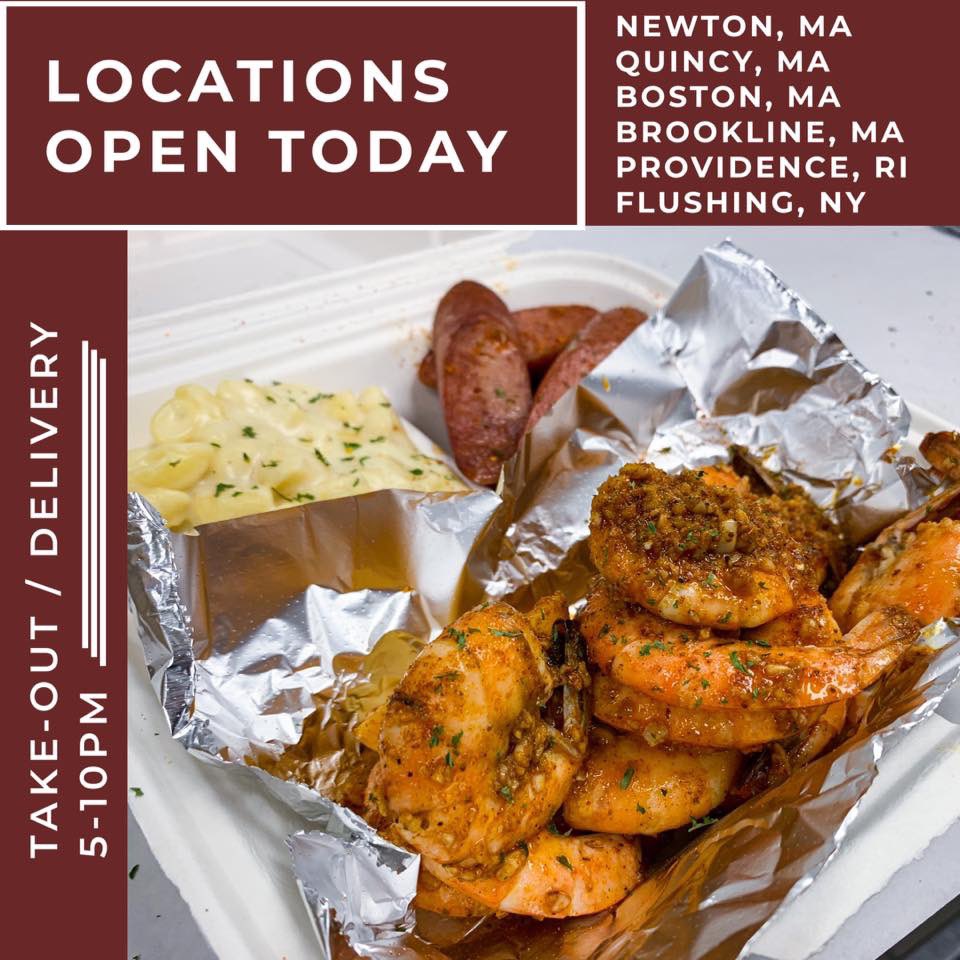 shakingcrab's tweet photo. We are still available for take out at these locations! https://t.co/mlyiyO4Chb