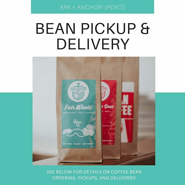 While Ark + Anchor is closed we will still be ordering coffee beans for those who would like them! We will be placing an order once a week, and expect that it will arrive at the cafe every Thursday, barring any troubles with shipping.

If you would like … ift.tt/2xm1xe6