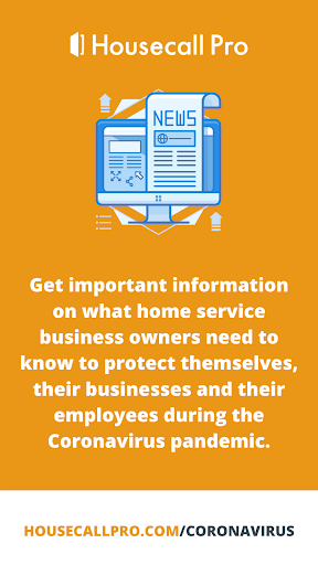 housecall's tweet photo. At @Housecall our priority is to support home service pros, their families &amp; employees.  Here are 2 new resources to discuss Coronavirus, update news and share learnings: FB Group: https://t.co/5z2itNFyMA &amp; Daily 30min webcasts for news and advice: https://t.co/K6jZmNveLa https://t.co/oL5w0wArFp