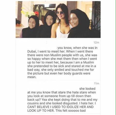 Hold on cause there’s MORE I can’t believe I’m still adding to this thread. She wore a shirt with the confederate flag on it, wore a niqab as a “disguise” and this is some fans’ encounter with her.