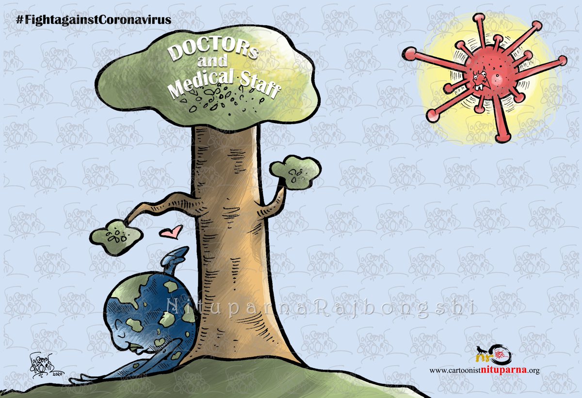 NituparnaRaj's tweet image. #StandWithDoctors #FightagainstCoronavirus #RespectMedicalStaff #COVID19 
cartoonistnituparna.org