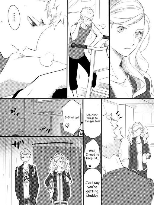 Ryuji x Ann short doujinshi - English translationdrawn by  (Mメイナナさん) please support the artist!! thank you so much for allowing to translate ?!!read more at :  (total 10 pages) 