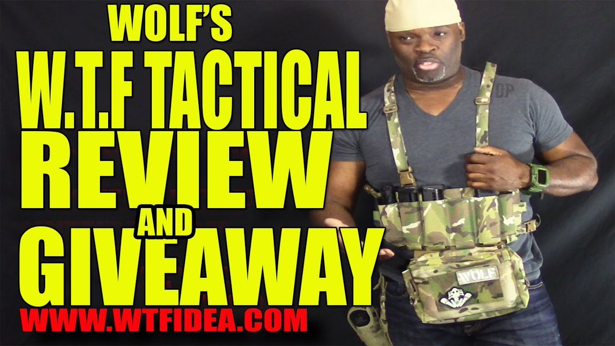 WOLF'S WTF TACTICAL VEST REVIEW AND GIVEAWAY! buz.tw/M0XSP
