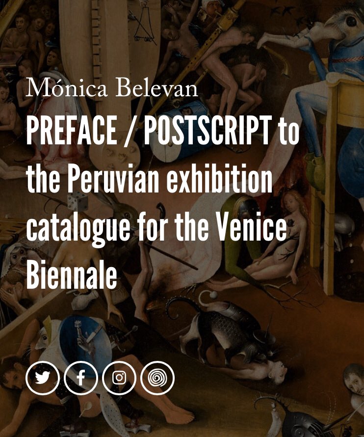lowlowtide's tweet image. “significant delay on @la_Biennale’s part—as world is caught &amp;amp; mangled in a pataphysical death spiral—deserves to be what its 17th edition is remembered for; last, hubristic hurrah the design world should be willing or able to fling”—@LapsusLima lapsuslima.com/preface-postsc…
