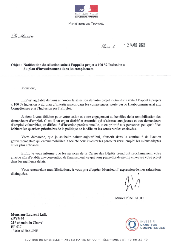 lavarappe's tweet photo. [ 📢 LA VARAPPE LANCE #GRANDIR ]

Le projet "GRANDIR" a reçu un avis favorable dans le cadre du #PIC "100% #inclusion"
Il permettra de favoriser l'inclusion et l’accès à l’#emploi durable des invisibles. 👏 Merci à tous nos partenaires et @murielpenicaud !

#ESS #Emploidurable https://t.co/U1htj6h5zm