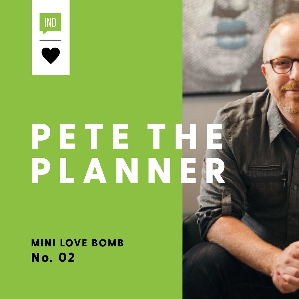 Hello out there Indy Fam. As discussed previously, every Tuesday we are dropping a Mini Love Bomb. So today we are shining a little light on @petetheplanner. Pete has been a steady voice of support and financial guidance for our community for years. (1/2)