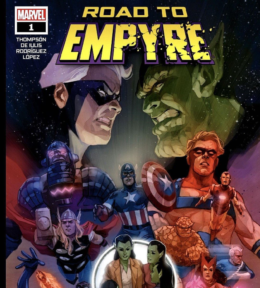 WSMarvelComics's tweet photo. Road To Empyre: The Kree/Skrull War #1 Video Review

@marvel #marvelcomics #empyre #RoadToEmpyre @robbiethompson @MattiaIulis @javiercaster @BakadoriSan    

Watch Here ➡️ https://t.co/SDlXbAUHQx https://t.co/7Np2aNCGkt
