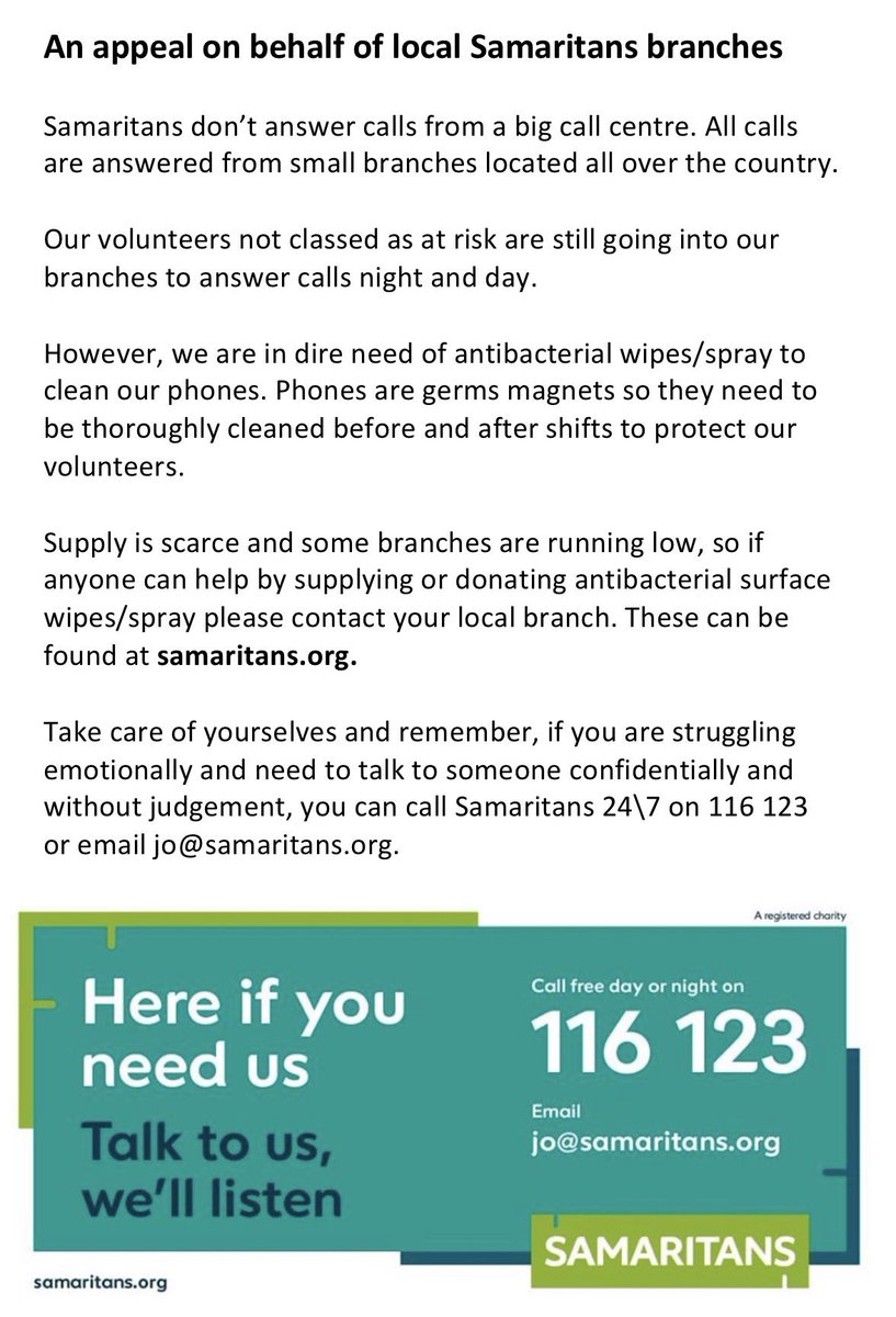 Lewisham, Greenwich and Southwark Samaritans tweet media