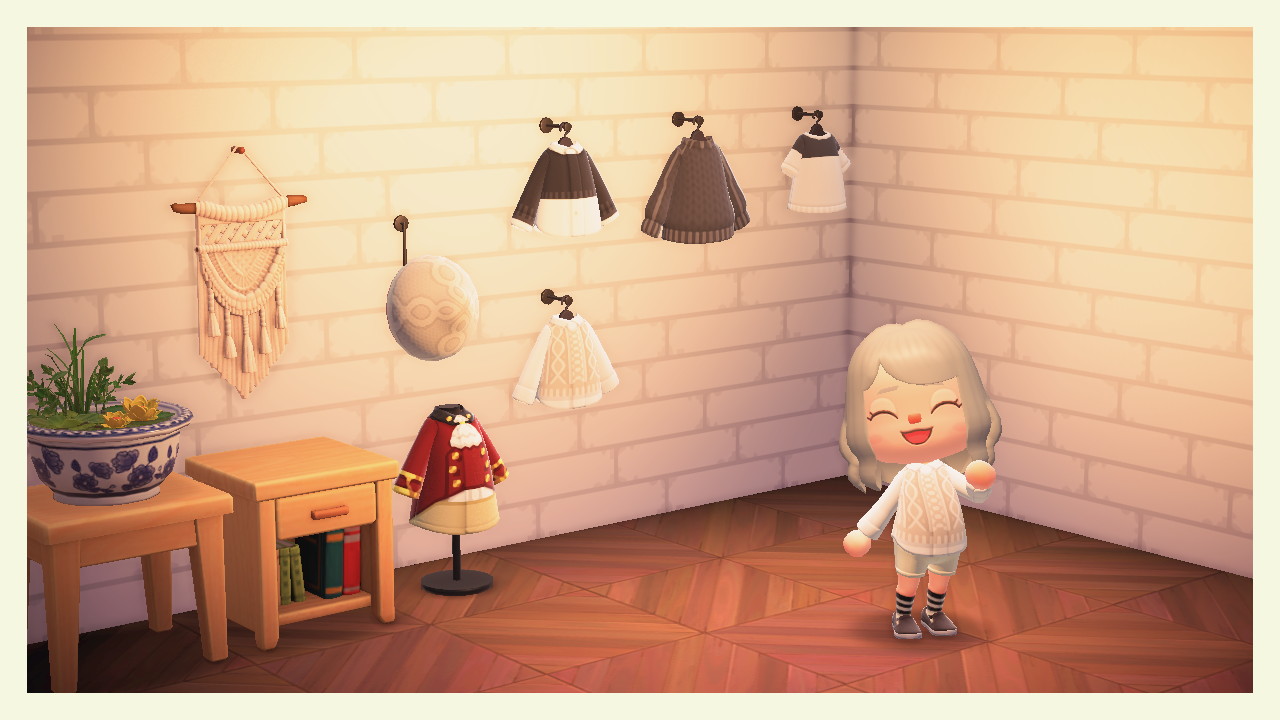 Maiy マイデザイン壁紙にしたら窓無くなるんか い どうぶつの森 Animalcrossing Acnh Nintendoswitch